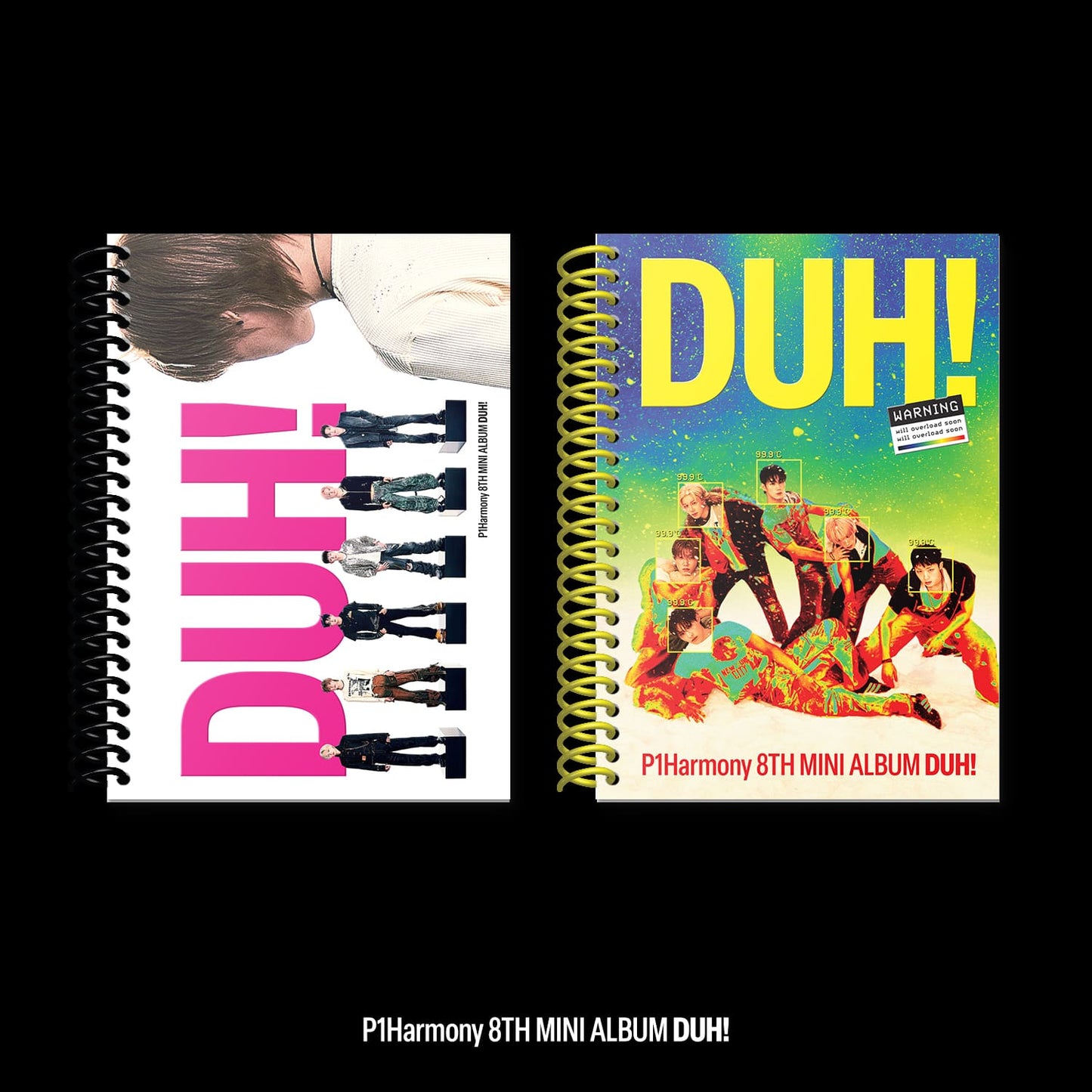 P1Harmony – DUH! (8th Mini Album) – Photobook Ver. (U Ver. / D Ver.)