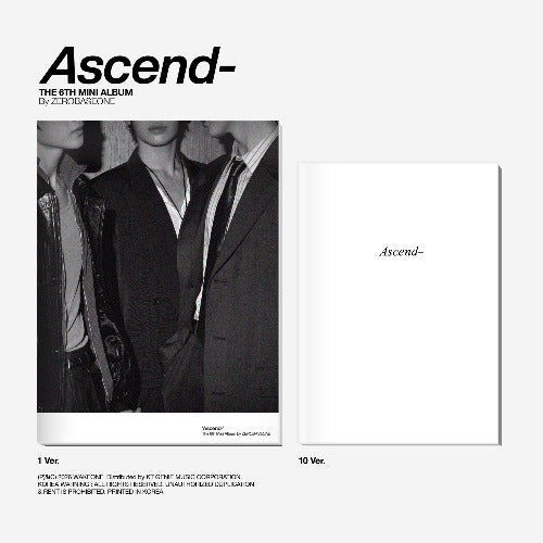 ZEROBASEONE – ASCEND- (6. mini album) – Photobook verzia (1 verzia / 10 verzií)