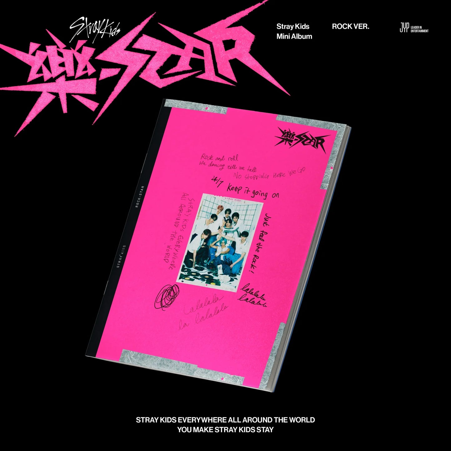 Stray Kids – 樂-Star (ROCK-STAR) (mini album) – Standard verzia (ROCK / ROLL verzia)
