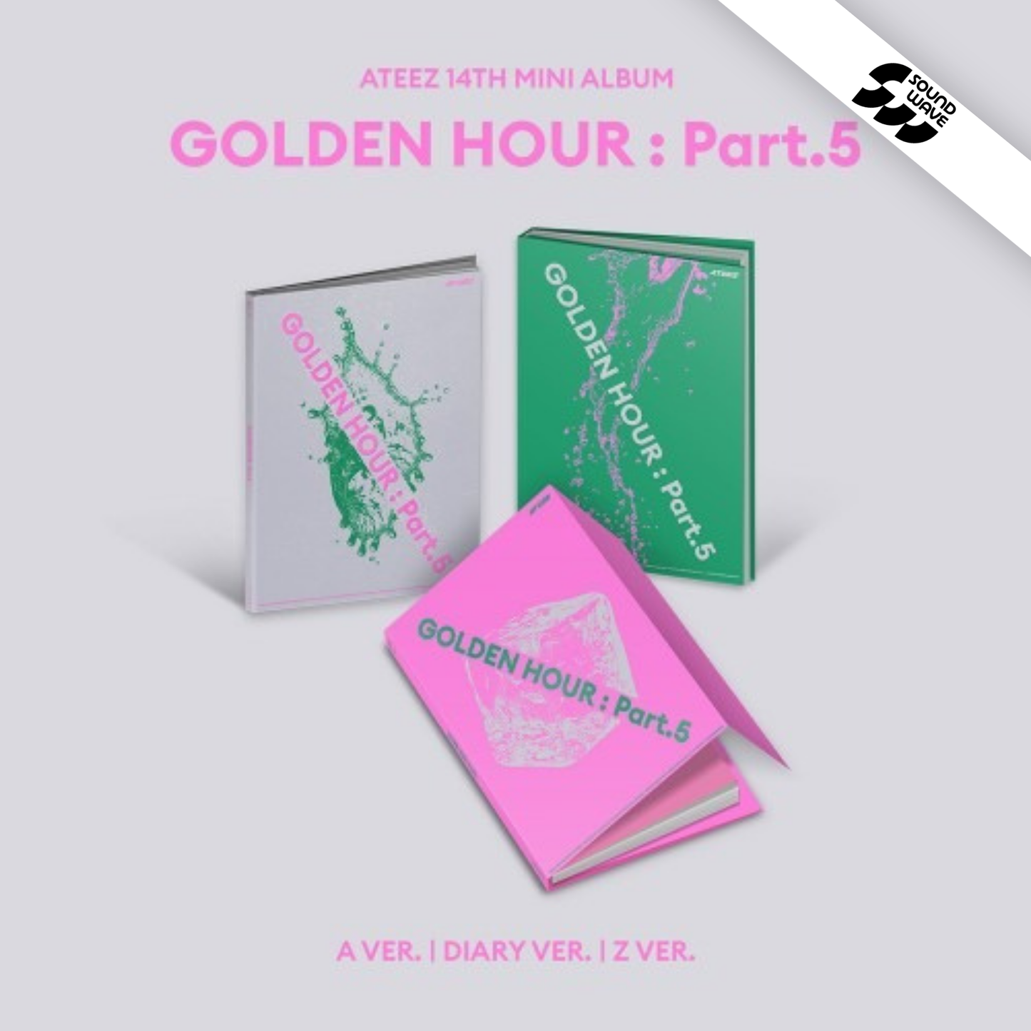POB – ATEEZ – GOLDEN HOUR : Part.5 (14. mini album) – Photobook verzia