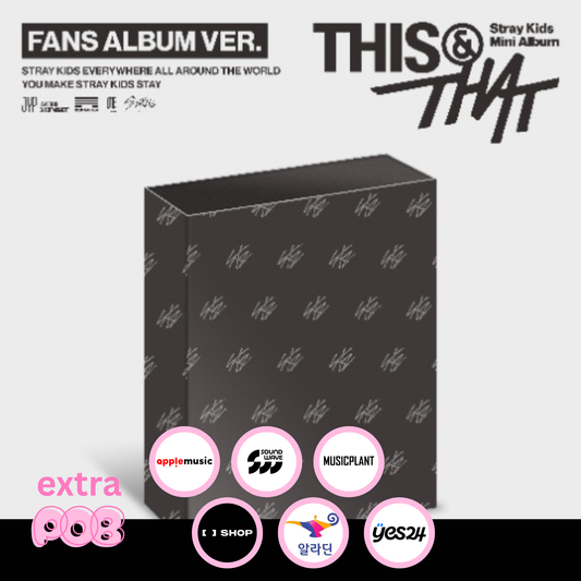 (POB) Stray Kids – THIS & THAT (10. mini album) – Fans Album verzia