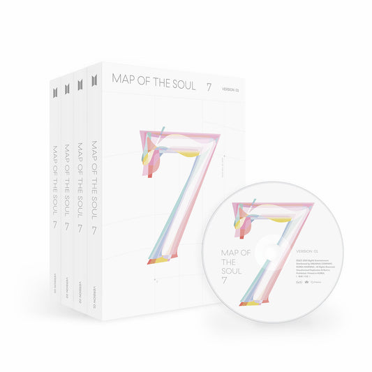 BTS – MAP OF THE SOUL : 7 (4th Album) – Ver. 01 / Ver. 02 / Ver. 03 / Ver. 04