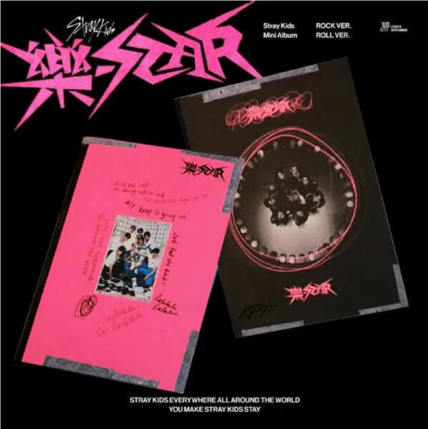 Stray Kids – 樂-Star (ROCK-STAR) (mini album) – Standard verzia (ROCK / ROLL verzia)
