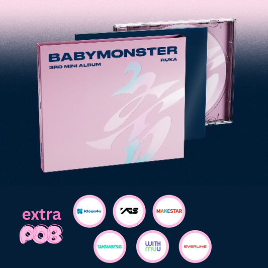 BABYMONSTER – CHOOM (3. mini album) – Jewel ver. – náhodná verzia (člen)